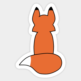 Fox Back Sticker